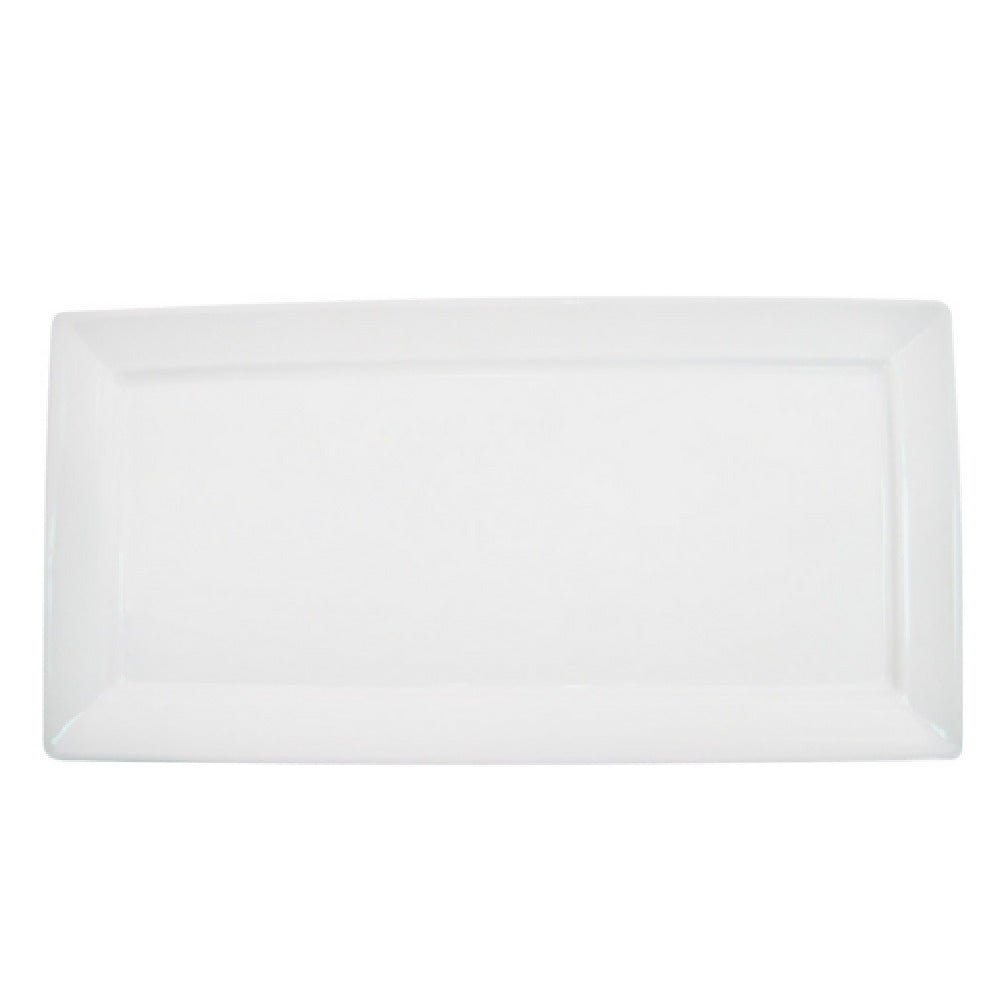 CAC China F-RP41 Paris-French Platter 14"L X 6"W X 3/4"H Rectangular