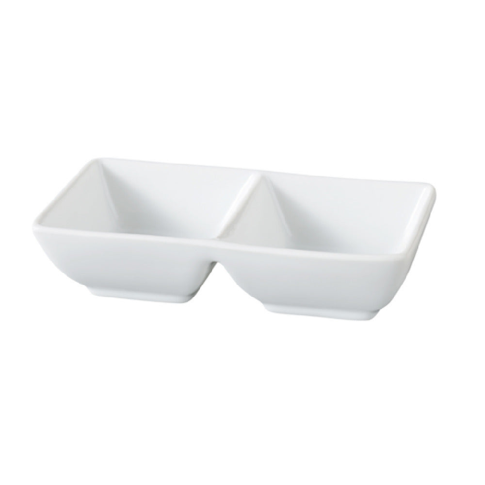 Yanco ML-725 Main Land Divided Tray 2 Oz. Each Compartment 5-1/2"L X 2-3/4"W X 1-3/8"H