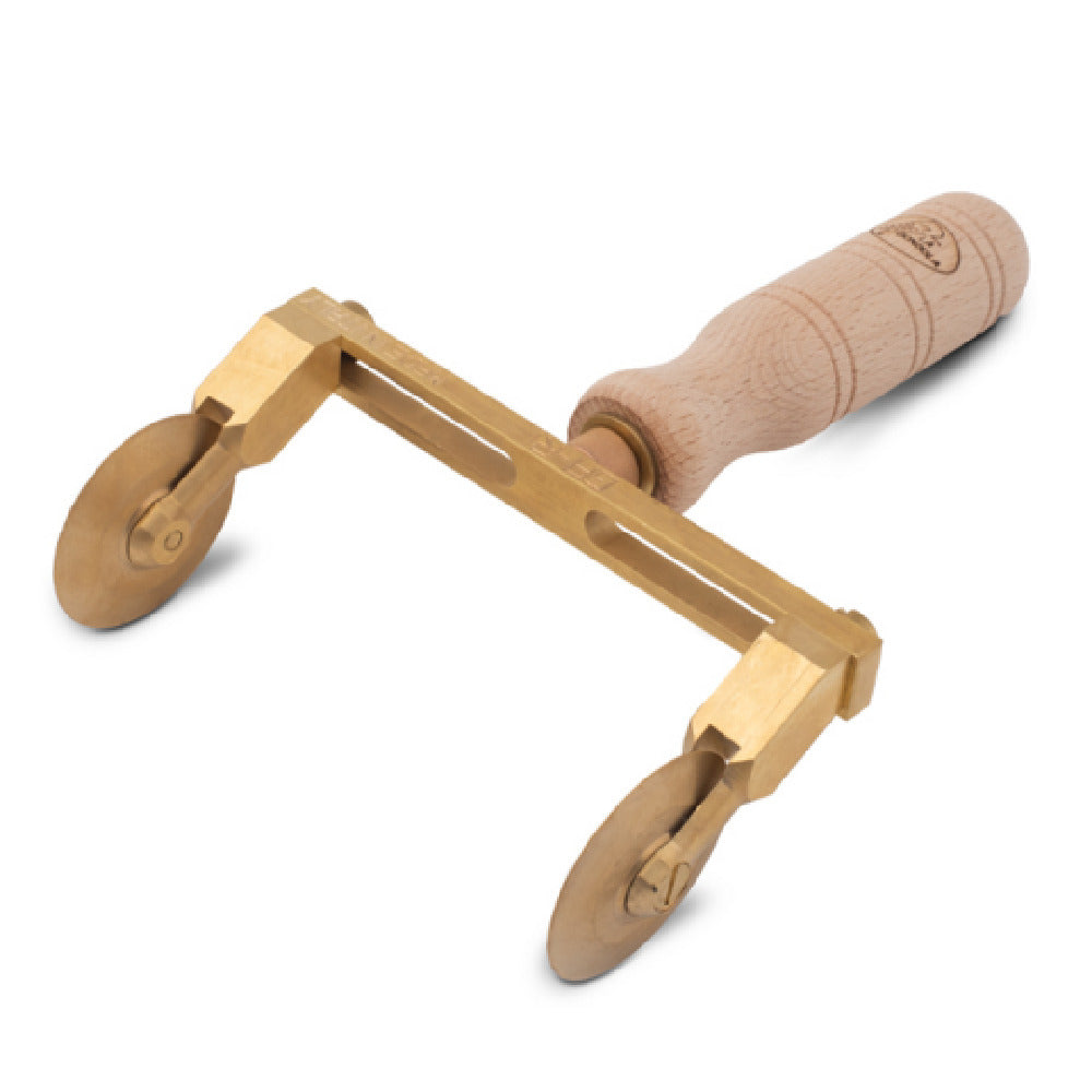 JB Prince UA179 La Gondola Double Smooth Roller Cutter Brass