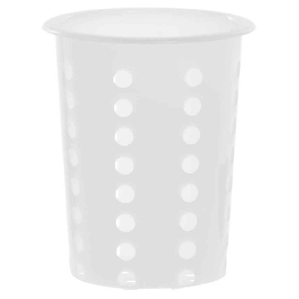 Hubert 51544 - Flatware Cylinder, 4-1/2" Dia. X 5"H, Perforated