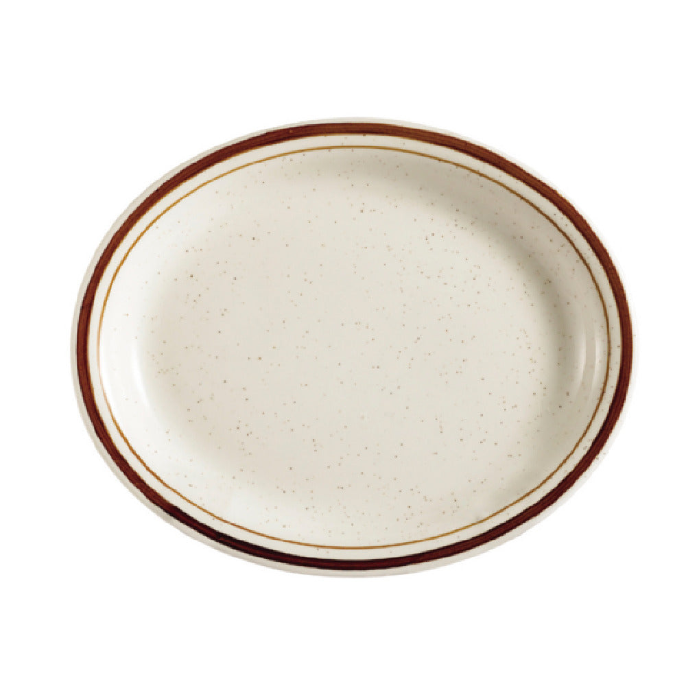 CAC China AZ-14 Arizona Platter 13-1/2"L X 10-1/8"W X 1-1/4"H Oval