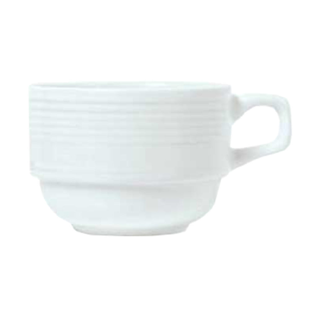 Libbey 911196016 (Formerly Syracuse China) Tea Cup 8 Oz. 4-1/2" Dia. X 2-5/8"H
