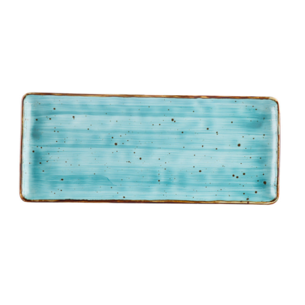 CAC China TUS-RT61-TQS Tucson Platter 16"L X 6-3/4"W X 5/8"H Rectangular