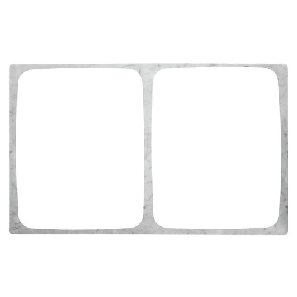 Hubert 89587 - Cold Tile, For 1/2-size Contemporary Pans, 2-compartment