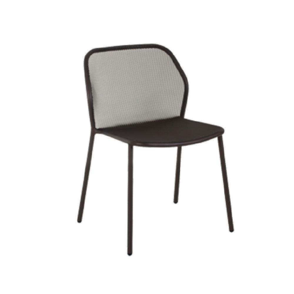 Emuamericas, Llc E521-23 - Darwin Stacking Side Chair, Outdoor/indoor, Steel Mesh Seat And Back