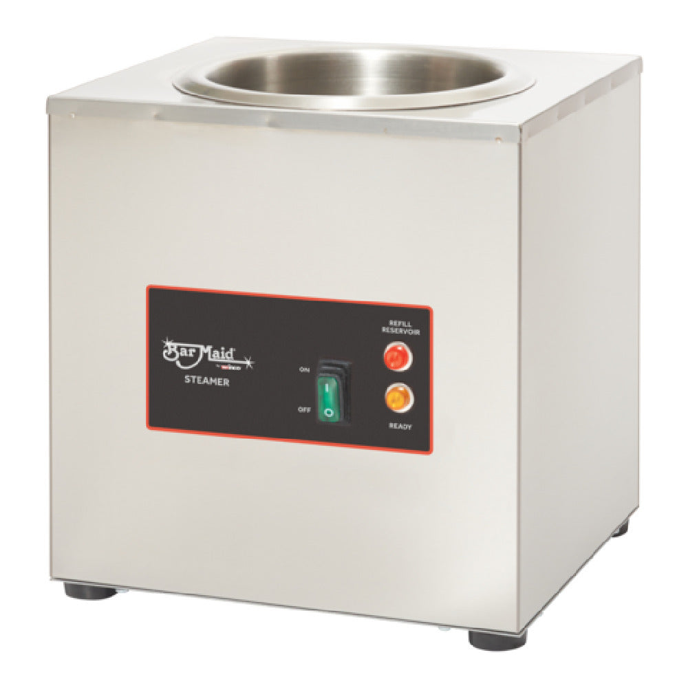 Bar Maid GSS-04-I Bar Maid Electric Glass Steamer 4.25qt Reservoir Stainless Steel Construction