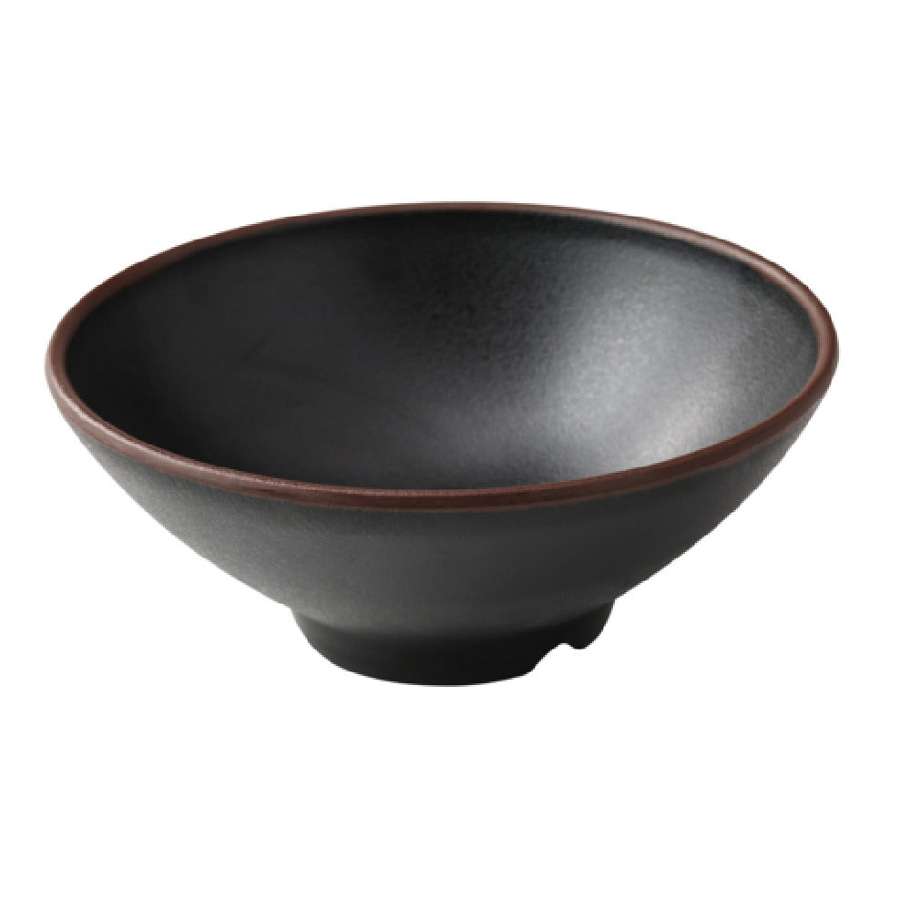 Yanco NA-609BK Nature Art Ramen Bowl 9"dia. X 3-1/2"H 55 Oz