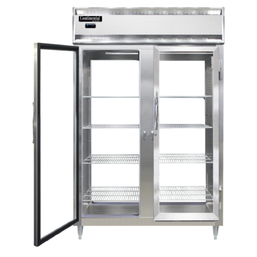 Continental Refrigerator D2RNSAPT-GD-GD Designer Line Refrigerator 50 Cu. Ft. Capacity
