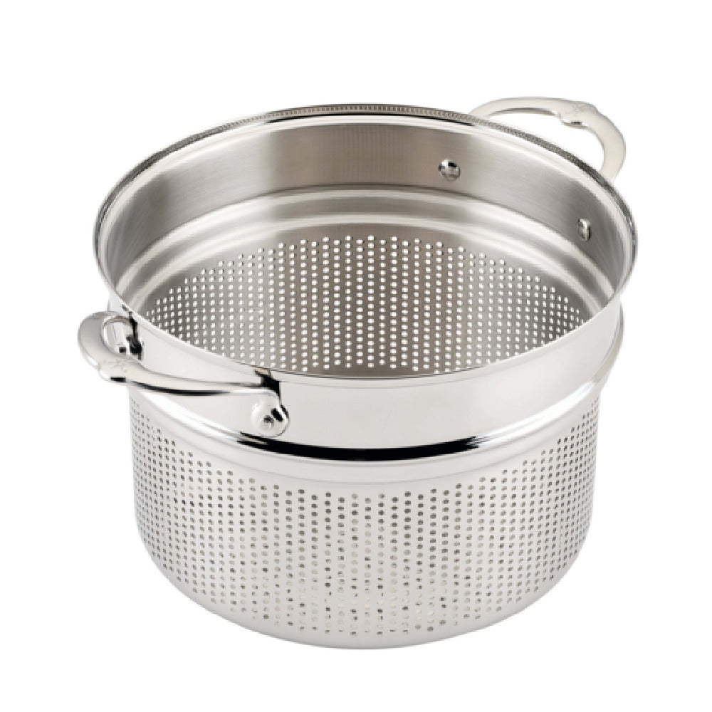 JB Prince S507 Provisions Pasta Insert 8.0 Qt. Stainless Steel