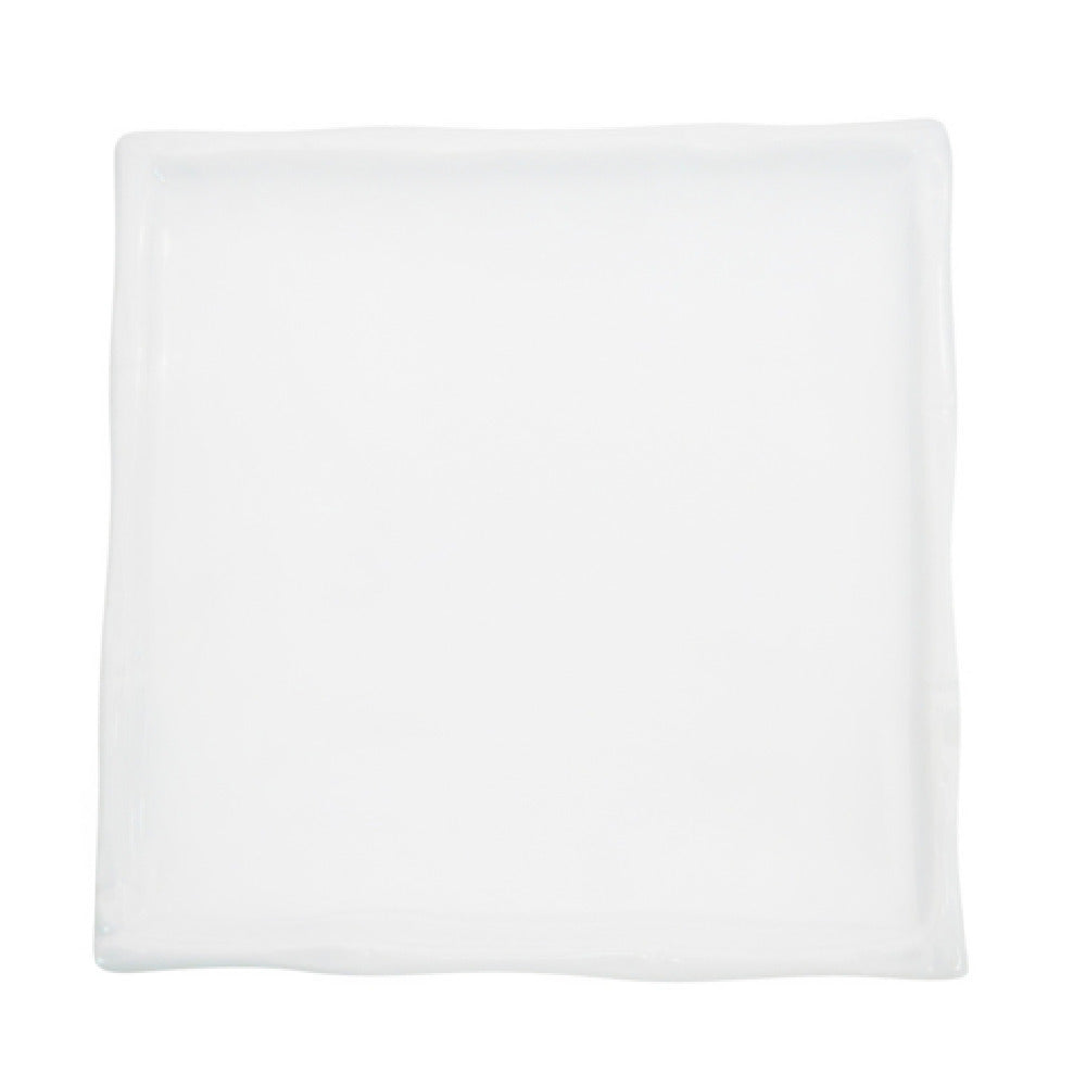 CAC China BAP-21 Bamboo Plate 11-1/4"L X 11-1/4"W X 2"H Square