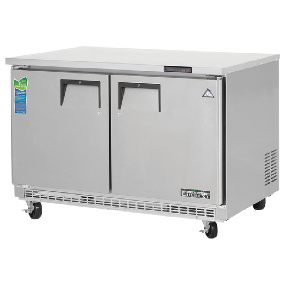 Everest Refrigeration ETBF2 Undercounter/Worktop Freezer Two-section 47-1/2"W