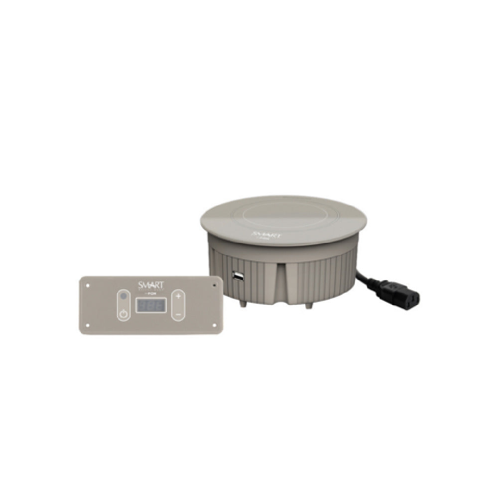 FOH BTC013GYF18 Smart Buffet Ware® StellarVolt™ Induction Warmer 7" Round- Battery Operated