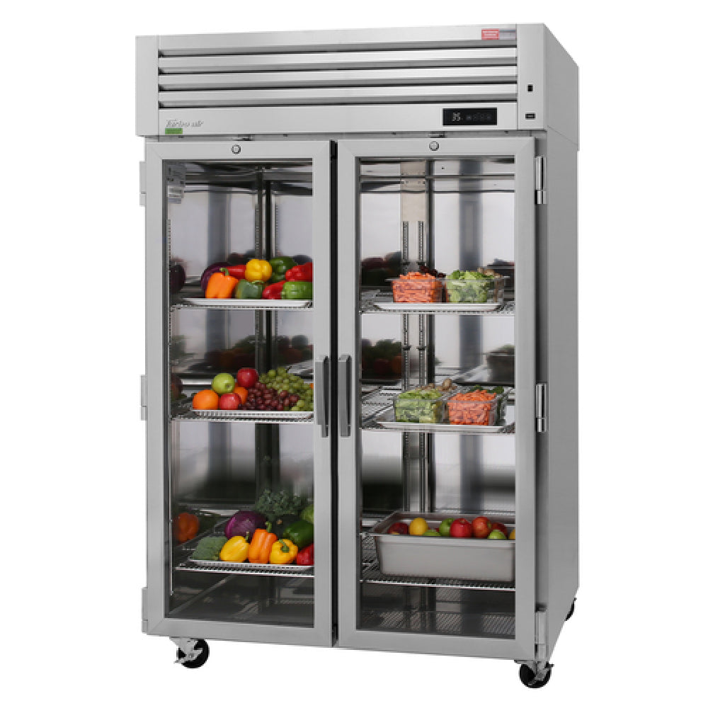 Turbo Air PRO-50R-G-N PRO Series Refrigerator Reach-in Two-section