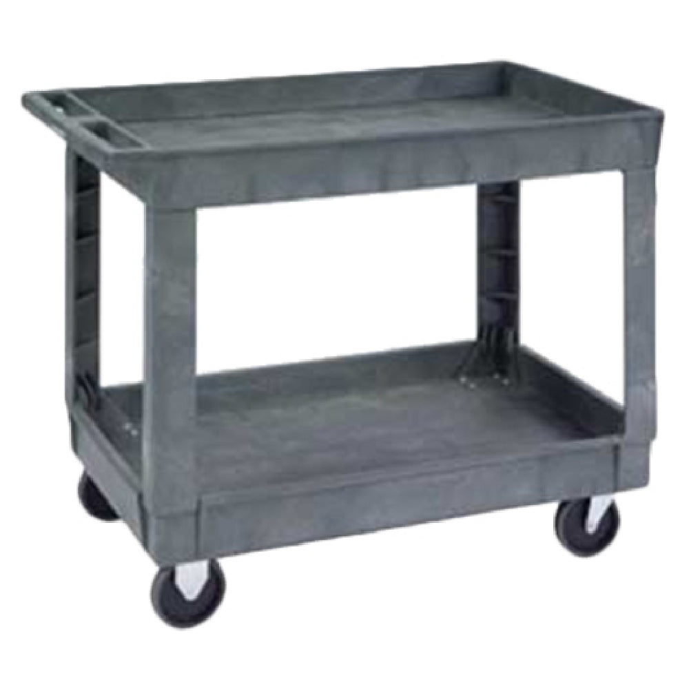 Lakeside 2523 Deep Well Utility Cart 36"W X 24"D Shelf Size (2) Shelves With 3" Side Walls