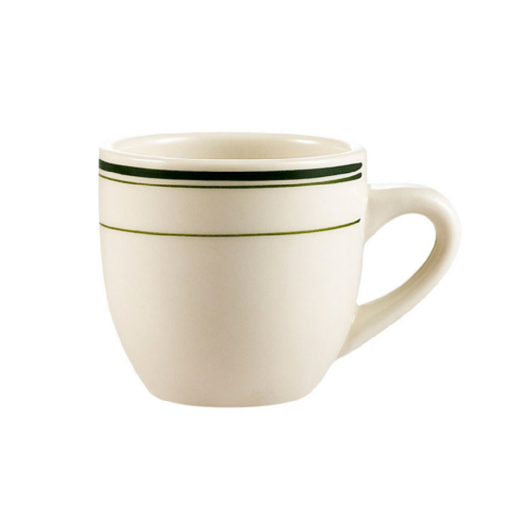 CAC China GS-35 Greenbrier Demitasse Cup 3-1/2 Oz. 2-1/2" Dia. X 2-1/2"H