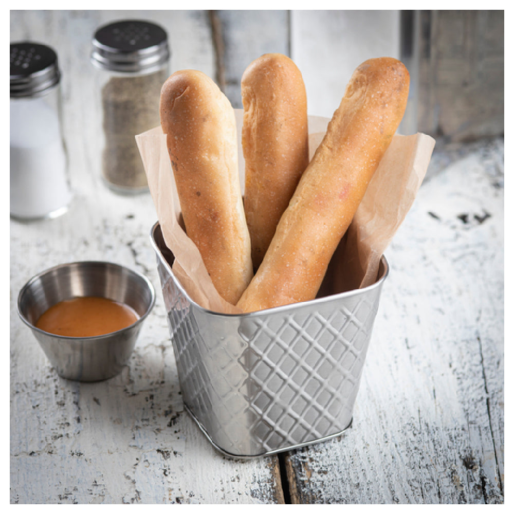 TableCraft Products 10043 - Lattice Collection™ Fry Cup, 20 Oz., 4" X 4" X 3-1/2"