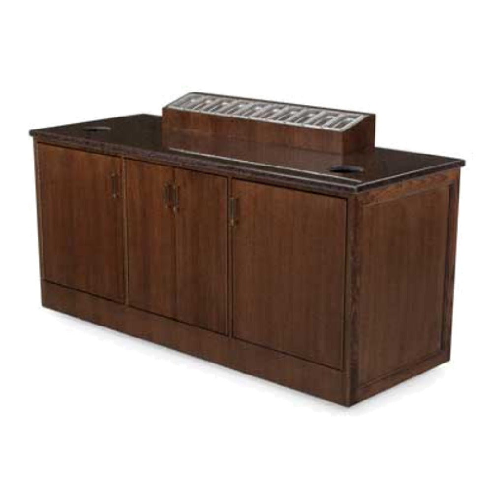 Forbes Industries 5751 Beverage Cart Wood Veneer Solid Wood Molding