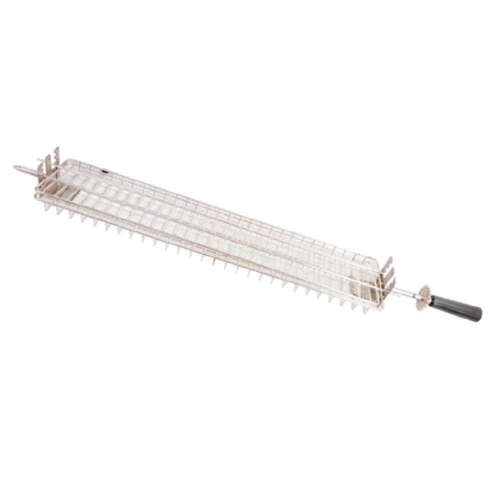 Omcan 48192 (48192) Flat Spit Rotisserie Grill & Spatchcock Basket For 48195