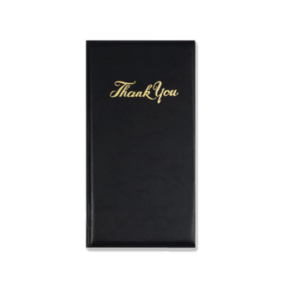 Alegacy Foodservice Products GC105B Guest Check Cover 5-1/2" X 10-1/4" Sealed Edges Two Inside Pockets