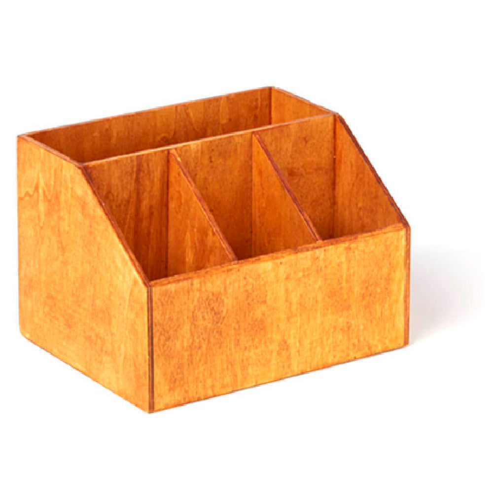 American Metalcraft PWC7 Caddy 4-compartment 7-1/2"L X 6-1/2"W X 5-1/8"H