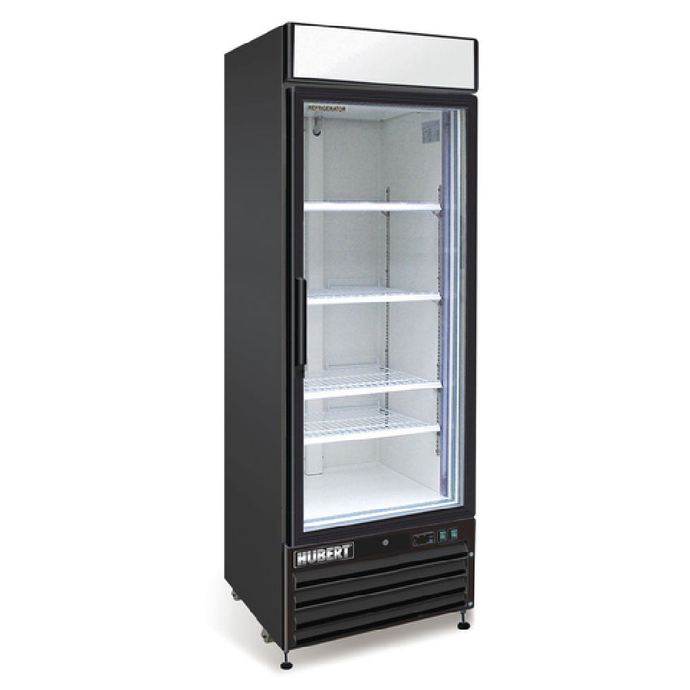 Hubert 86580 - Refrigerator Merchandiser, One-section, 23 Cu. Ft.
