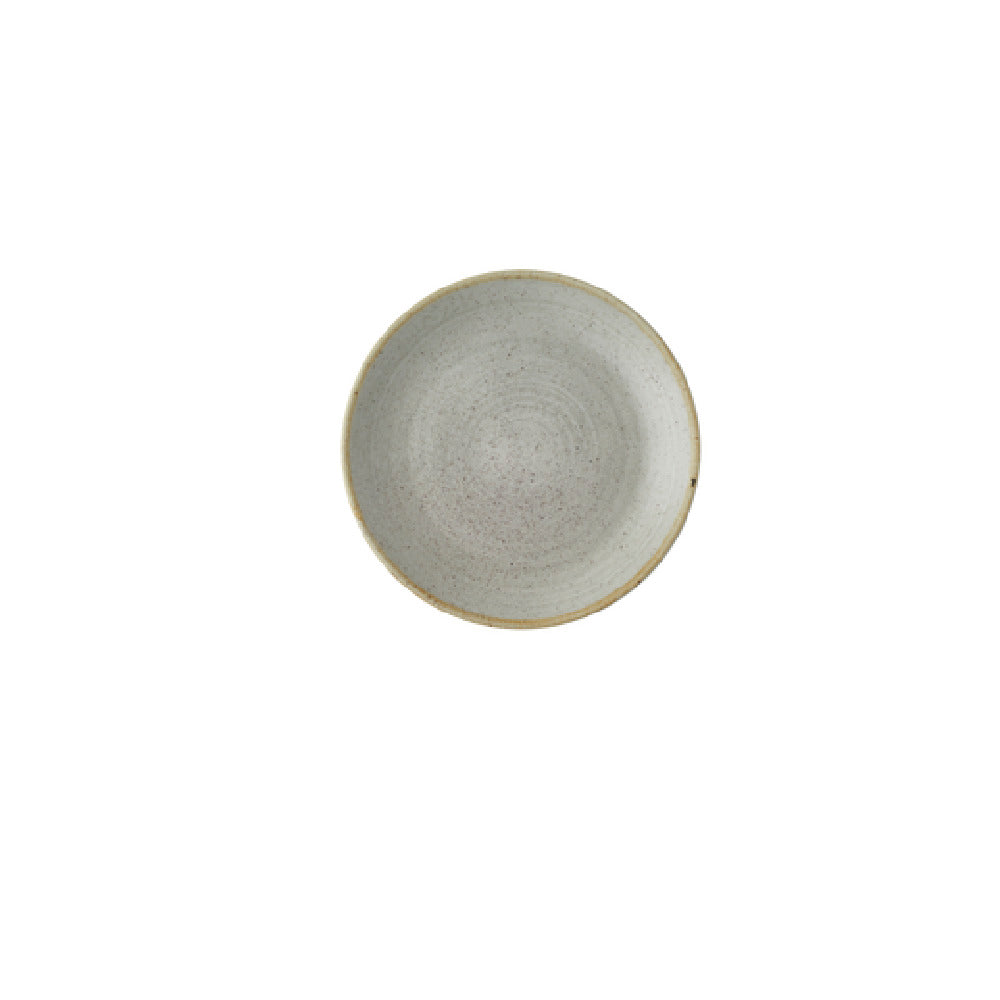 Churchill China SRGYEVP81 Coupe Plate 8.67" Dia. Raw Grey Evolve