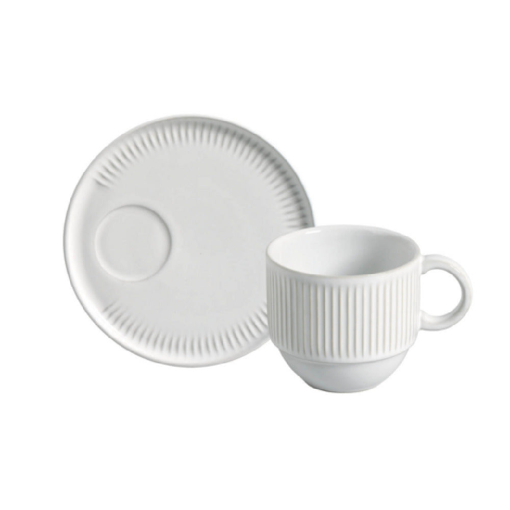 Porto Brasil 36161119801 - Linhas Stackable Tea Cup, 7.78 Oz, Stoneware