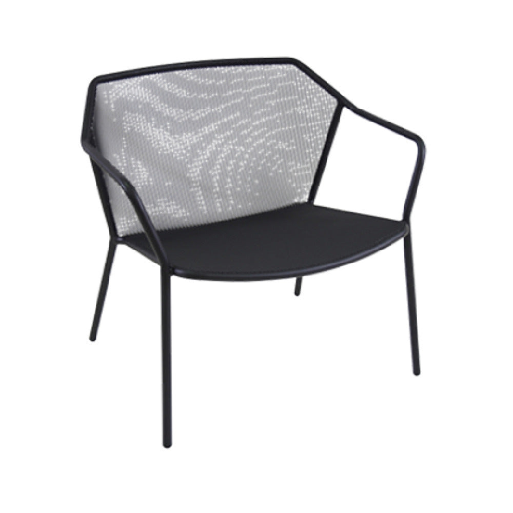 Emuamericas, Llc E524-24 - Darwin Stacking Lounge Chair, Outdoor/indoor, Steel Mesh Seat And Back
