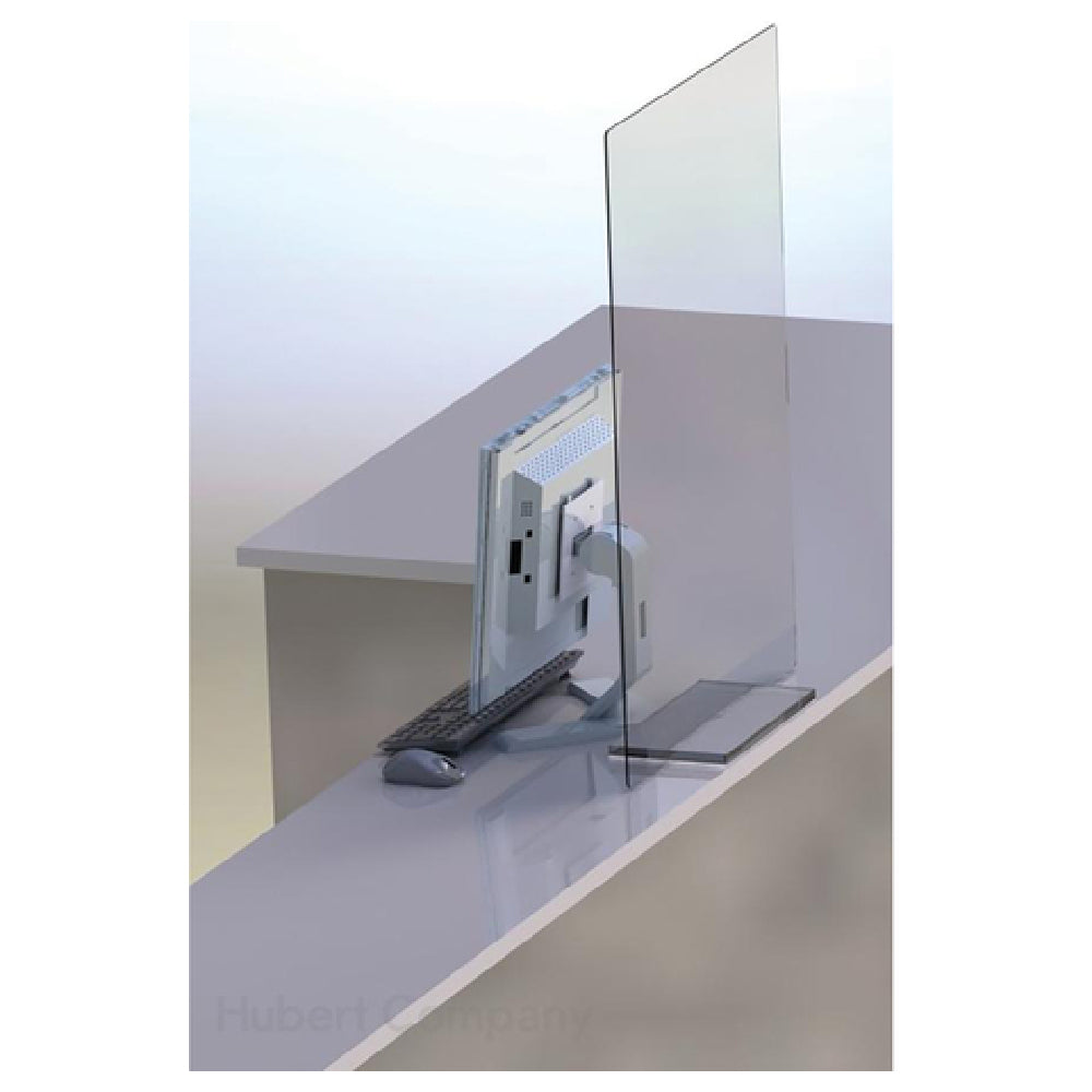 Hubert 63174 - Safety Shield, 23-3/4"W X 6"D X 29-3/4"H, Countertop