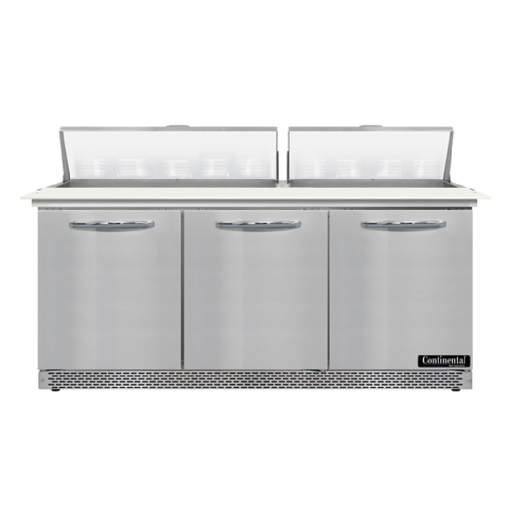 Continental Refrigerator D72N18C-FB Designer Line Sandwich Unit Front Breather