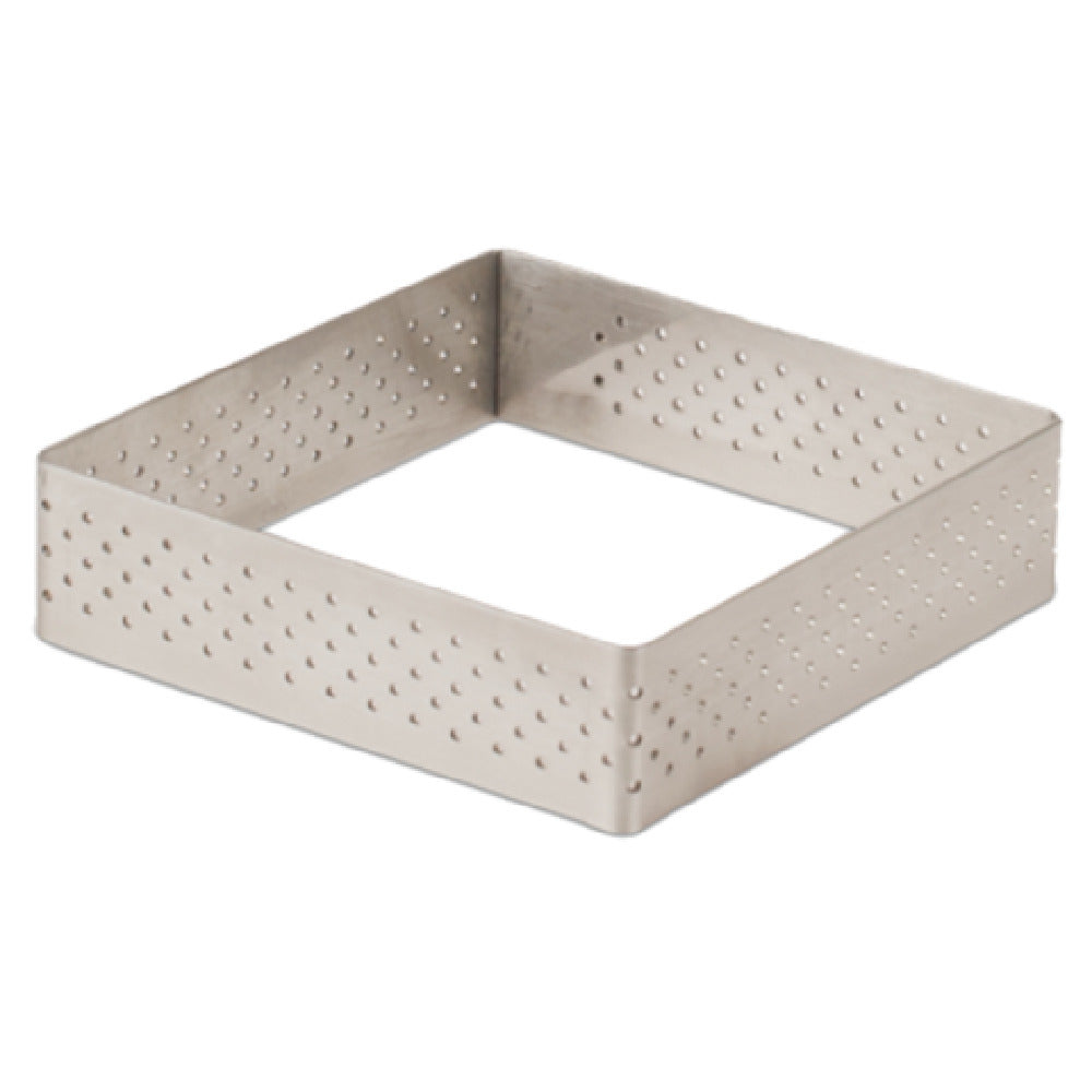 JB Prince M678 2 De Buyer Valrhona Tart Ring 2-3/4" X 2-3/4" X 3/4"H Square