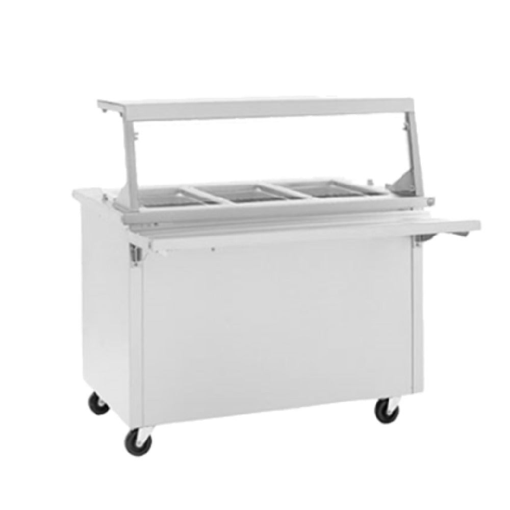 Delfield SH-6-NU Shelleysteel™ Hot Food Serving Counter Electric 6-pan Capacity