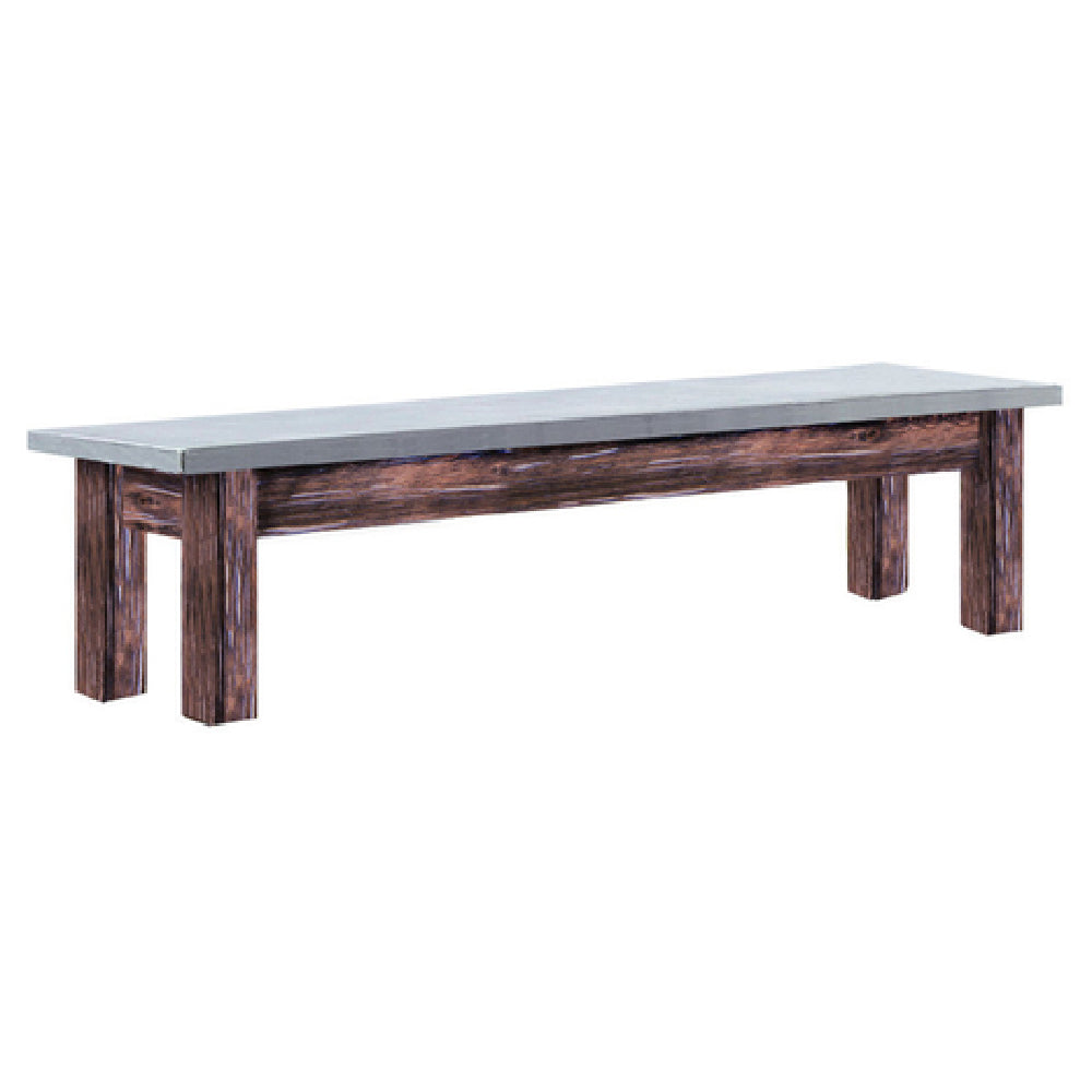 Hubert 11289 - Table, 38" X 10" X 10-1/2"H, Rectangular