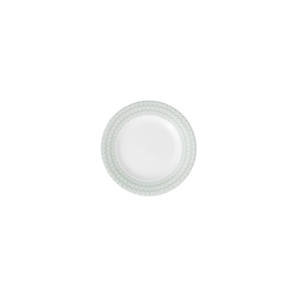 Zwiesel Fortessa FBC-ORNAG-107 - FBC Ornament B&B Plate, 6.25" (16 Cm), Green (0.40 Each Weight) (Per Case = 48 Each)