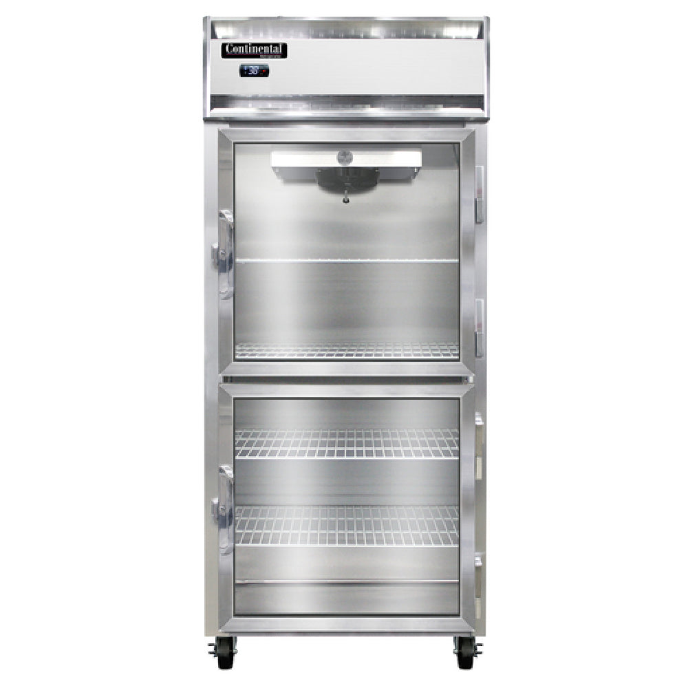Continental Refrigerator 1RXNSSGDHD Extra-Wide Refrigerator Reach-in Display 36-1/4"W