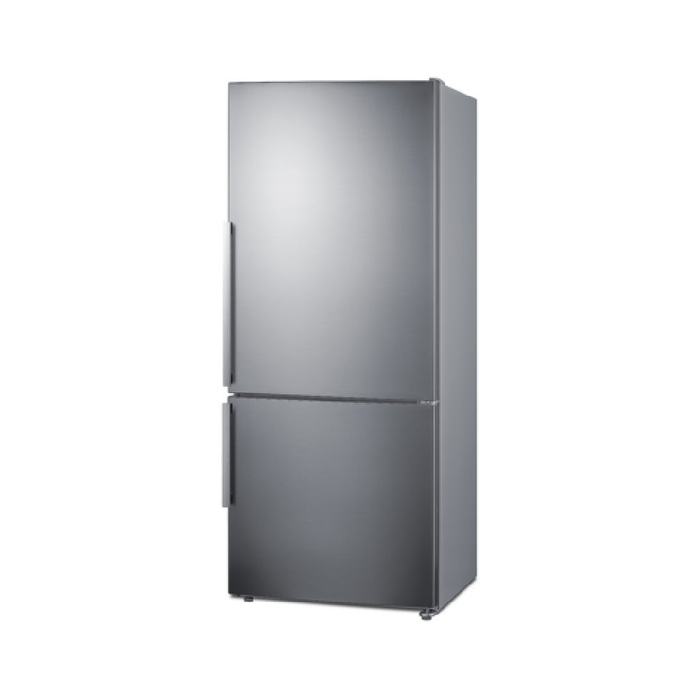 Summit FFBF284SSIM Full Size Bottom Freezer Refrigerator 14 Cu.ft. Interior Counter Depth