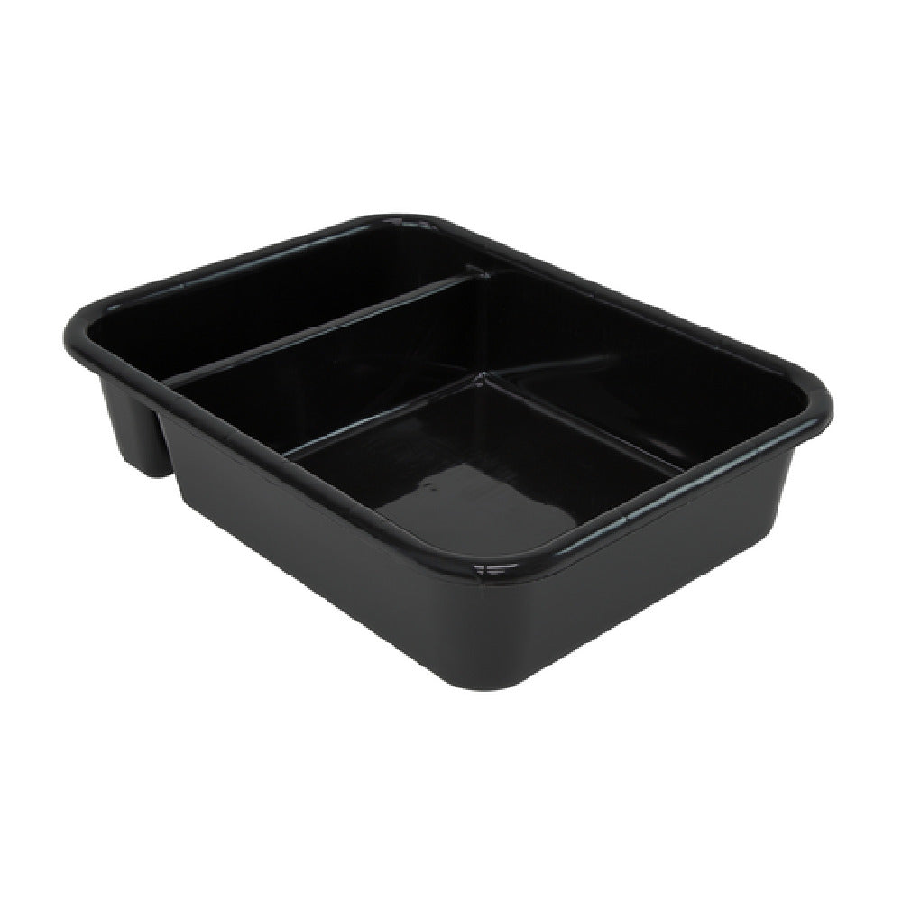 Quantum FSB-21165CS_GRAY - Bussing Tub, 15"W X 20"L X 5"H, (2) Compartment