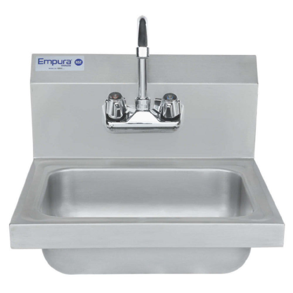 Empura EHS17 - Hand Sink, 17"W X 15"D X 13"H, 15"D X 17"W X 13"H
