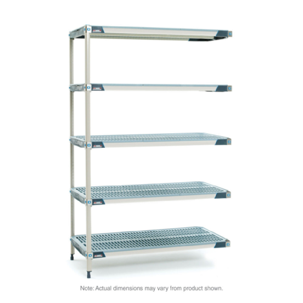 Metro 5AX377GX3 MetroMax® I Add-On Shelving Unit 72"W X 18"D X 74"H Rust Proof