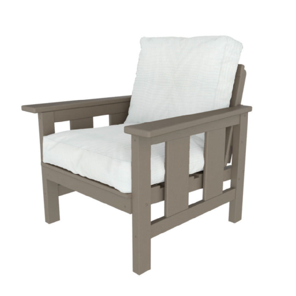 Plantation Prestige 3240600-01 - Corolla Club Chair Frame Only, Cushion Optional RTA (ready To Assemble)
