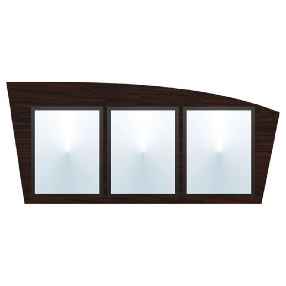 Hubert 24353 - Menu Board, 3-pocket, Wall-mount