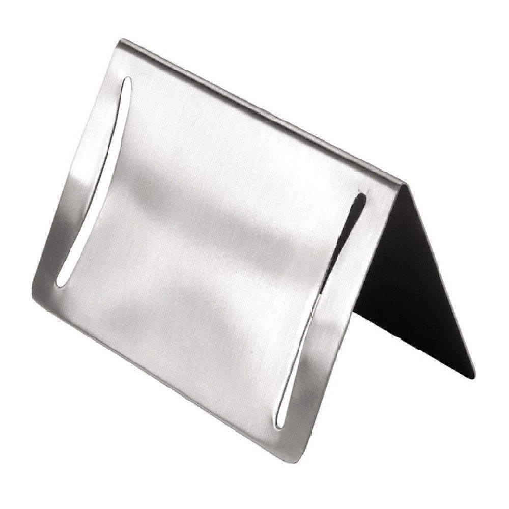 Hubert 80706 - Sign Holder Easel, 3-3/4" X 2-5/8" X 2-5/8"H, Side Slit Cutouts