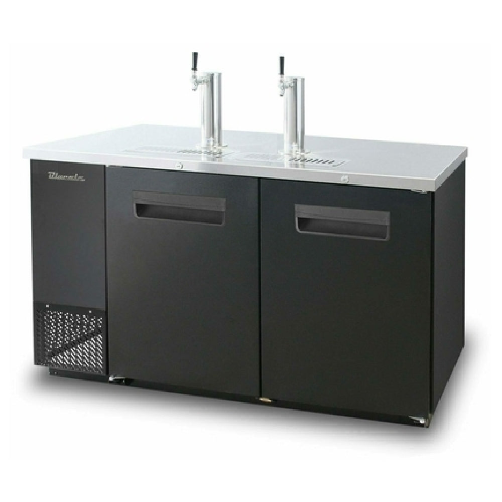 Blue Air BDD59-2B-HC - Keg Cooler, 59"W, Side-mounted Self-contained Refrigeration