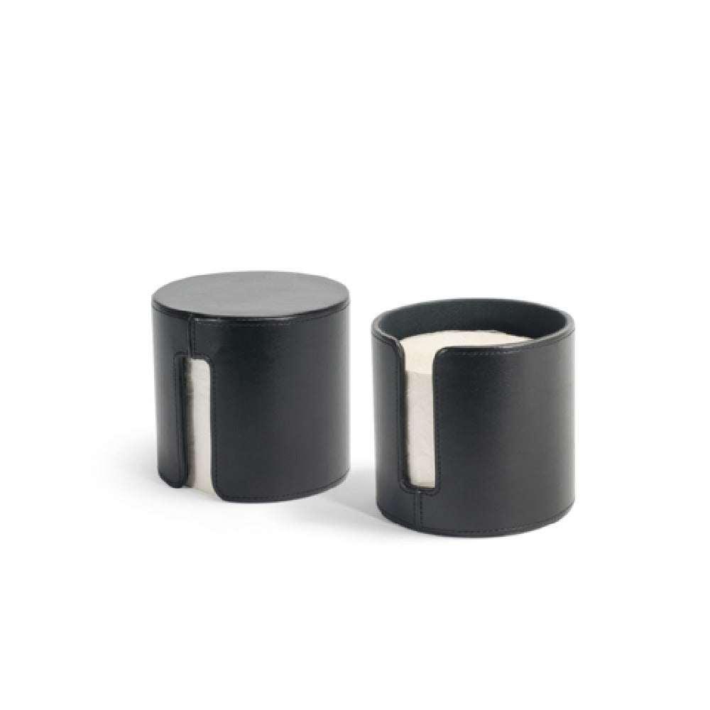 FOH RRH001BKL21 Toilet Paper Holder 5.25"W X 5.25"D X 5"H Round