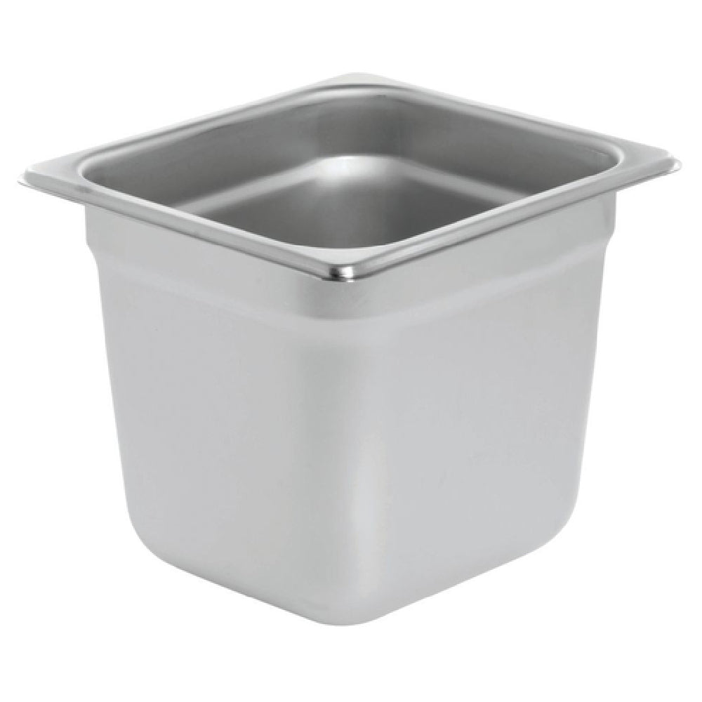 Hubert 22695 - Steam Table Pan, 1/6-size, 6" Deep