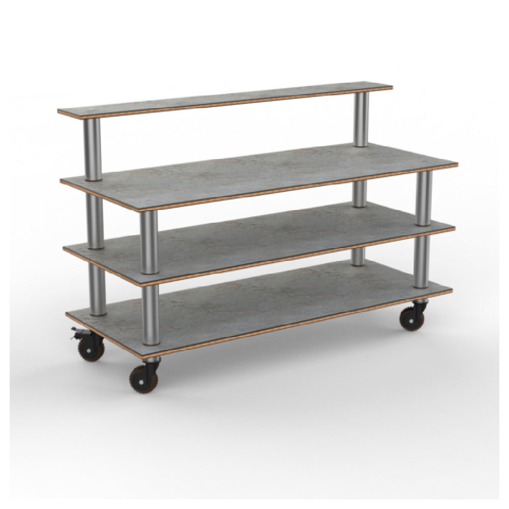 Steelite MGCMLB13GSXH - Modular Classic Plus Grey Slate Brushed Stainless S, 71.0" X 29.5" X 47.0"