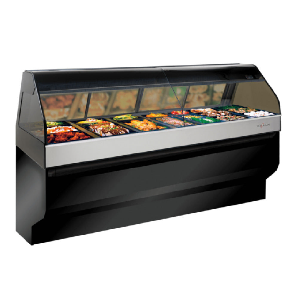 Alto Shaam ED3SYS-96 Heated Display Case 96" With Stationary Base Full-service With 7 Pan Sections