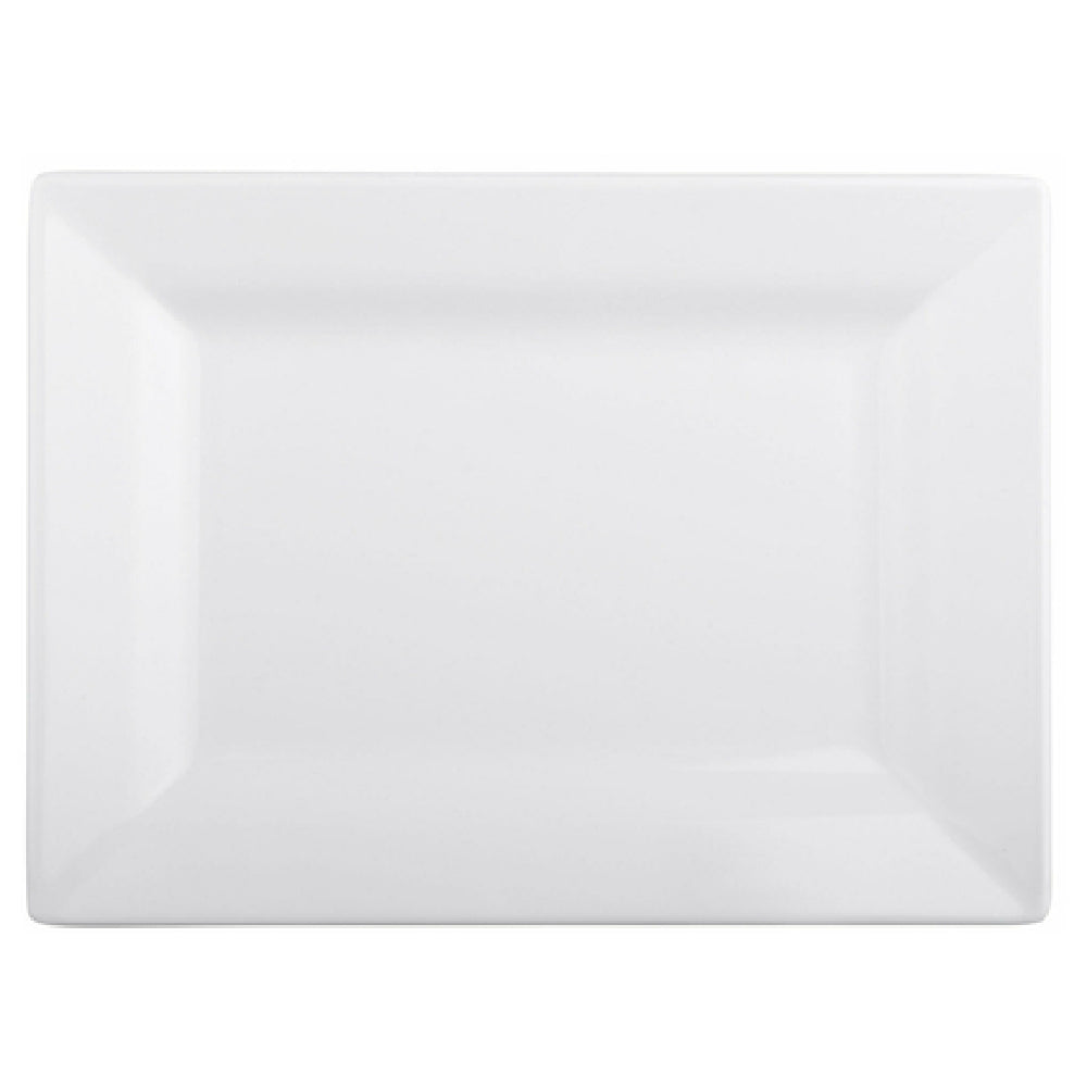 Elite Global Solutions D557RC-W Plate 7" X 5-1/2" X 1"H Rectangular