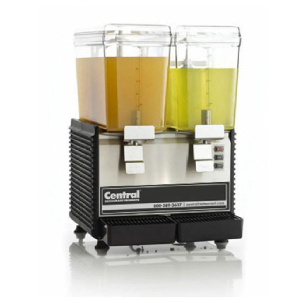 Hubert 69K-024 - Kratos® Cold Drink Dispenser, 2 Bowls, 16"W X 17"D X 24"H