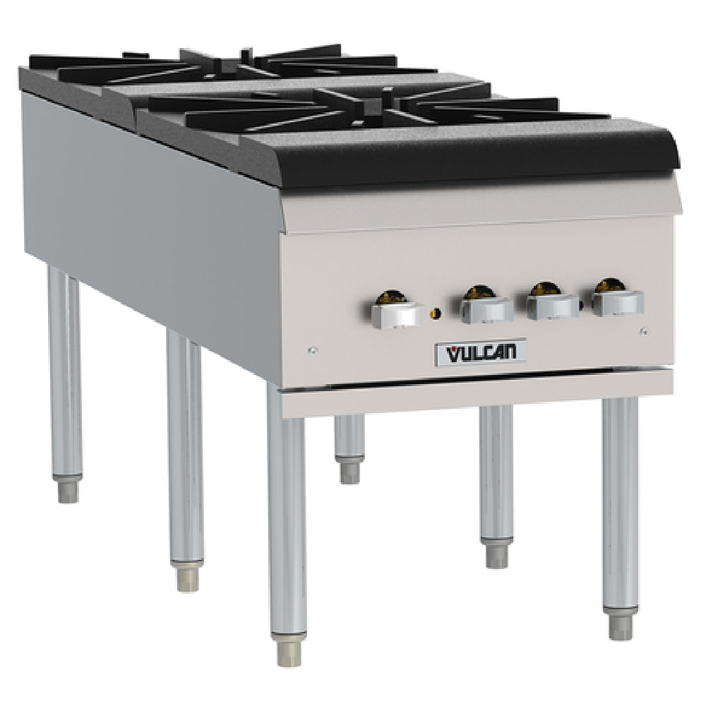 Vulcan VSP200F_NAT - Stock Pot Range, Gas, 18”W X 49”D X 23”H